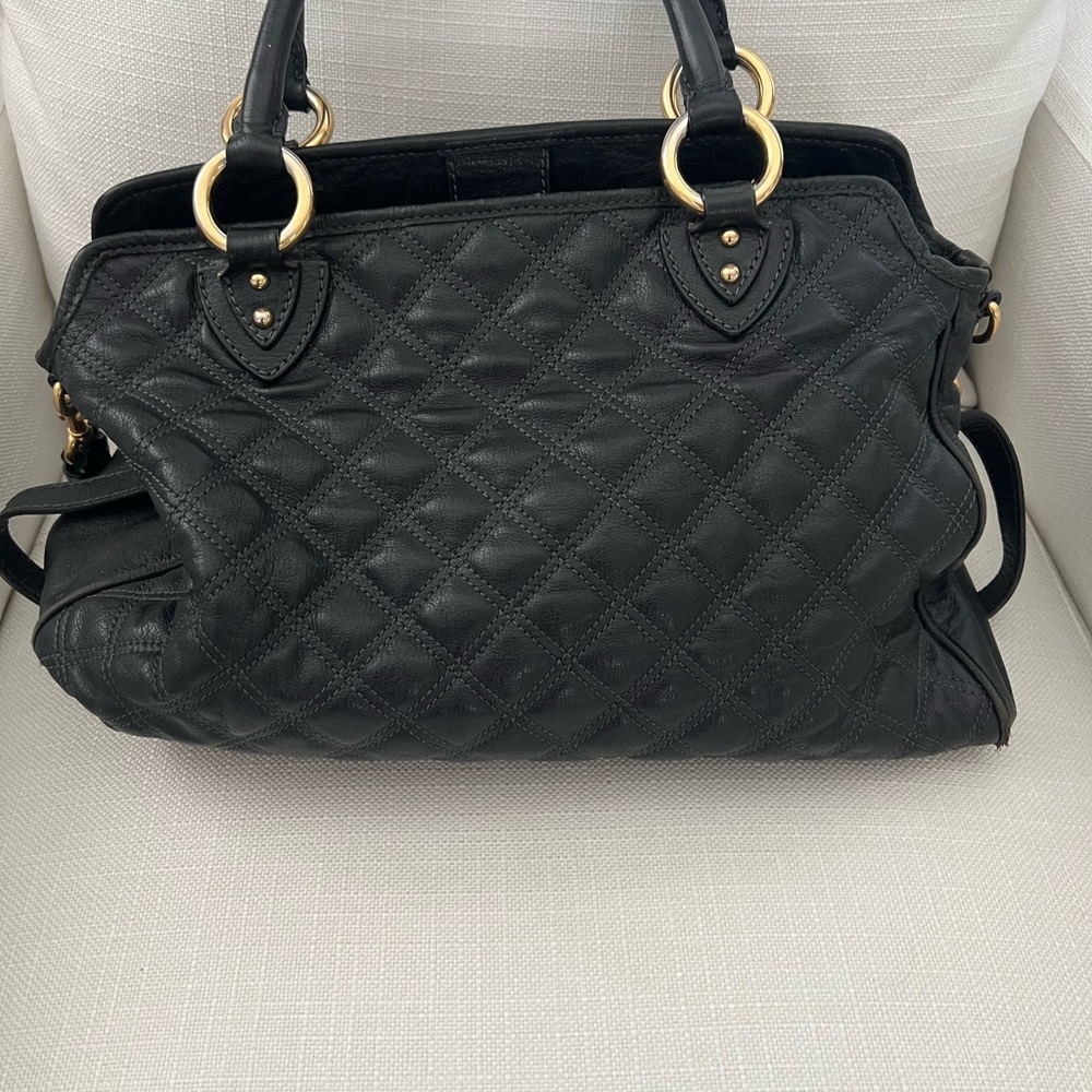 Marc Jacobs Quilted Tote Bag black gold hardware - Picture 8 of 16
